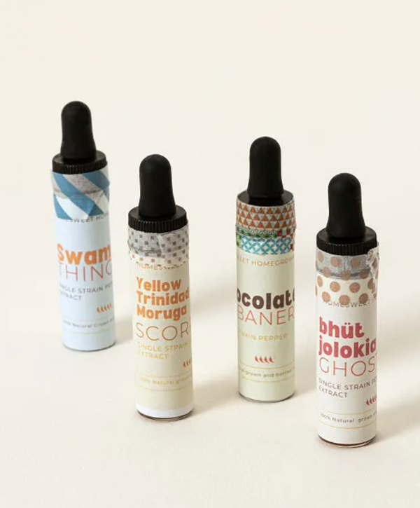 New! PEPPER DROP Single Strain Extracts 4 pack (formerly known as Dose)