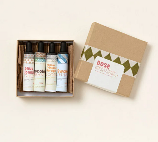 New! PEPPER DROP Single Strain Extracts 4 pack (formerly known as Dose)