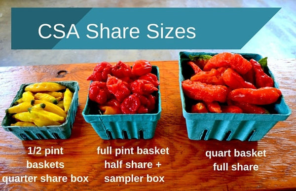 2025 Organic Chili Pepper CSA: Subscription Box (Preorder)